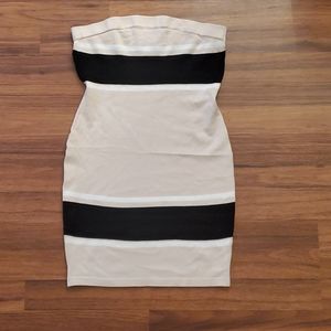 Strapless bodycon dress